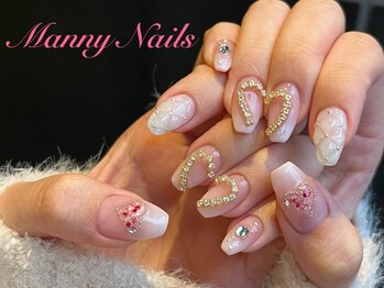 マニーネイルズ(Manny Nails)の写真/持ち込みOK！持ち込みデザインにお客様への似合わせを提案◎一緒に想像以上の仕上がりを創りましょう♪