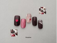 シンプリー ネイルアンドアイラッシュ 祖師谷大蔵店(Simpliee Nail&Eyelash)/【2月】マンスリーデザイン