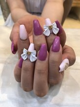 エスフィーネイルサロン ブリーユ(Esfy nailsalon Brille)/リボンネイル