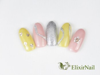 エリクサーネイル 神田(Elixir Nail)/シンプル/クーポン使用