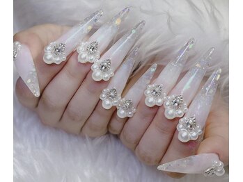 クロスネイル 渋谷店(CROSS nail)/パールエレガントネイル