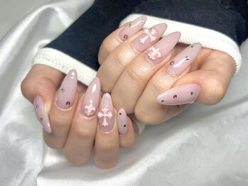 ヤシネイル(Yashi Nail)/シンプル持込 ピンク パーツ