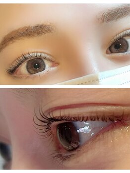 イーストアッカ アイラッシュ(East AkkA eyelash)の写真/【SNSで話題★ブラックティント】逆まつげもぱっちり上向きに♪あなたに似合う理想の目元をご提案◎