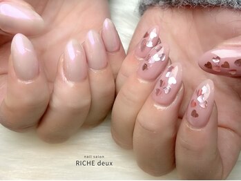 ピンクオーロラ×ハートホロ