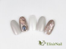 エリクサーネイル 神田(Elixir Nail)/シンプル/クーポン使用
