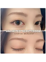 アンリミテッド ビューティールーム(UNLIMITED BEAUTYROOM)/-似合わせアイブロウデザイン-