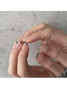 リノ 大阪本町店(lino)/フレンチネイル 【4.14】