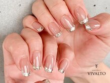 ワールド ビューティ ヴィヴァルト 宝塚店(WORLD BEAUTY VIVALTO)/ガラスフレンチ/シンプル