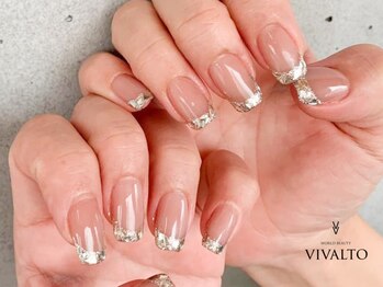 ワールド ビューティ ヴィヴァルト 宝塚店(WORLD BEAUTY VIVALTO)/ガラスフレンチ/シンプル