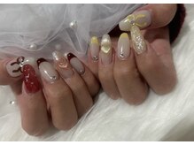 エミュレ(emure.)/きらきらリボンネイル