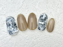 ビオトーププラス 銀座7丁目店(bio tope+)/ツイードネイル　銀座フィルイン