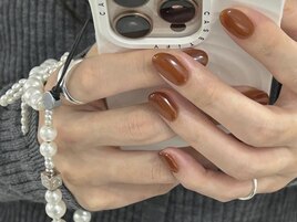 シンプル透け感ワンカラー