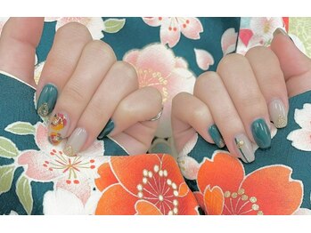 パラジェル登録サロン　NOALU &nbsp;nail salon　八尾/持ち込みアート