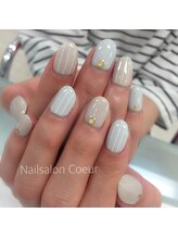 ネイルサロン クール(Nailsalon Coeur)/北欧ネイル グレージュ