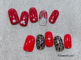 通年人気☆REDネイル