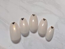 ルームヘアネイル 曙橋店(Room hair nail)/シンプルハートネイル