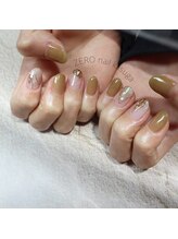 ヘアーゼロネイル(HAIR ZERO nail)/くすみイエロー