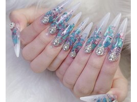シェル埋め込みデザインスカルプ