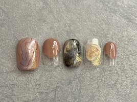 ペンシルアート×金箔