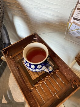 ぶあ鍼灸室/施術後のお茶タイム