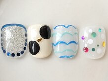 カラ ネイル 中津店(calla nail)/夏フットデザイン