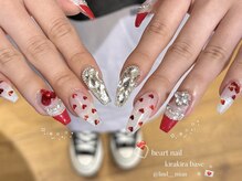 リンドネイル バイ モカ アンド ララ(Lind nail by moca and LaLa)/【mian】レッドネイル