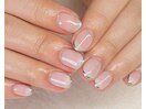 シェラック/細フレンチネイル