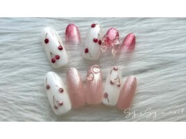 さくらんぼネイル