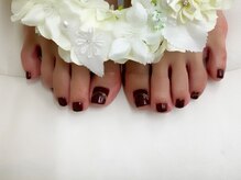プルミエ ネイル(Premier Nail)/秋ネイルブラウン★フット