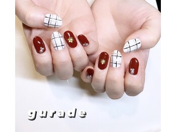 ミラーチェック柄