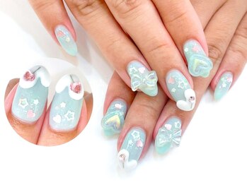 ネイルコレクション ベビーピンク(Baby Pink)/ジェル定額¥9990☆3Dドリップ