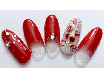 ネイルサロンアジアン 池袋店/クリスマス限定デザイン