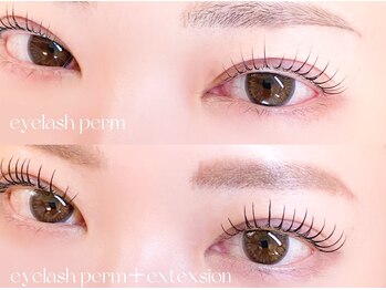ソワ(soie.)/まつげパーマ+エクステ100本