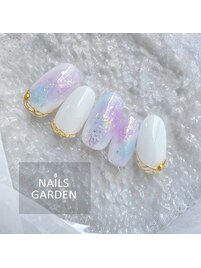 シンプルニュアンスネイル
