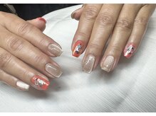 ラニー アンド ココネイル(LANIE&CocoNail)/ネオンオレンジ×マグネット♪