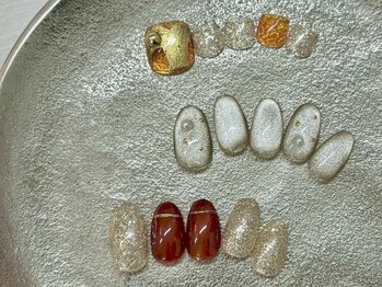 クレアラルーチェ 佐賀兵庫店(Crea la Luce)の写真/【定額ネイル】嬉しいオフ込み♪フィルイン対応店で自爪に優しい★お好きなデザインはオーダーで♪
