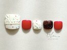 12月フットネイル定額【Winter】