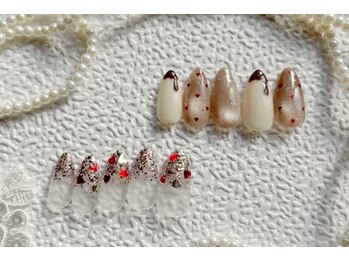 横浜 バレンタインネイル