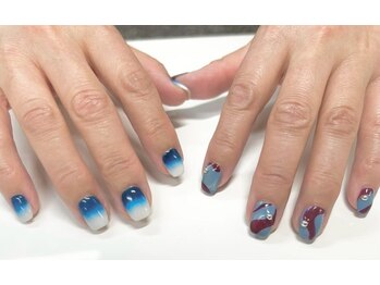 パラジェル登録サロン　NOALU &nbsp;nail salon　八尾/持ち込みアート