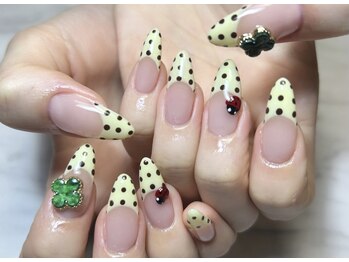 クロレ(Nail Salon COLORE)/個性派春ネイル by.Ayaho