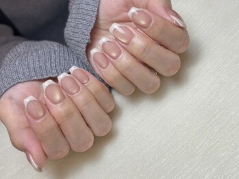 ビビネイル 松阪店(vivi.NAIL)/マグネット＋フレンチ