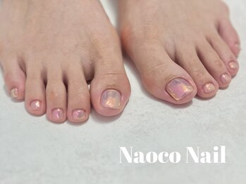 ナオコネイル(Naoco Nail)/フット*角質ケア*ミラーネイル