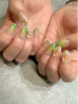 エム(em)/みどりグラデーション