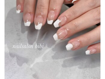 ネイルサロン ビビ(bibi)/変形フレンチ