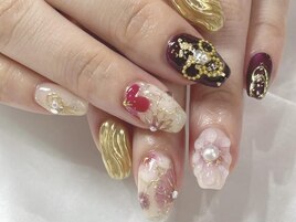成人式ネイル/和柄ネイル