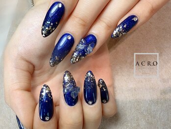 アクロネイル アンド アイ(ACRO NAIL&EYE)/お客様ネイル☆キラキラネイル