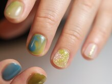 クロ(KURO)/グリーン/柳津ネイルサロン