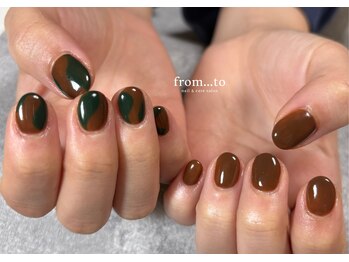 フロム トゥ(from to)/ニュアンスネイル