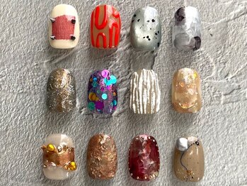 アネリ(Aneri)の写真/アート好き必見☆海外風・個性派・ニュアンスまで幅広く◎持ち込み&おまかせもOK!雰囲気に合う指先を☆