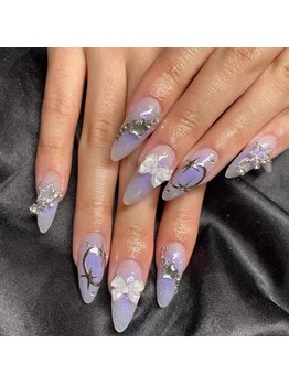 ブリング 東新宿 歌舞伎町(Bling)/リボン／ムラサキネイル